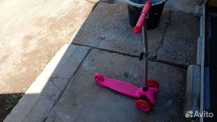 Самокат детский трехколесный бу