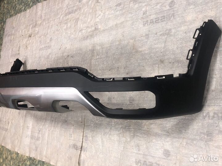 Спойлер юбка заднего бампера Kia Rio X-Line 2020