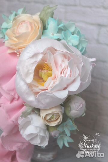 Цветочная шапочка для фотосессии