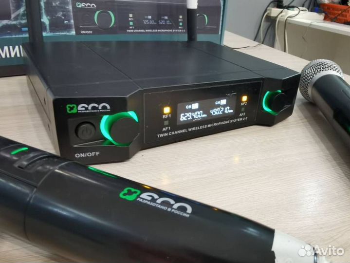 Микрофонная Радиосистема Volta U-2 Два Микрофона