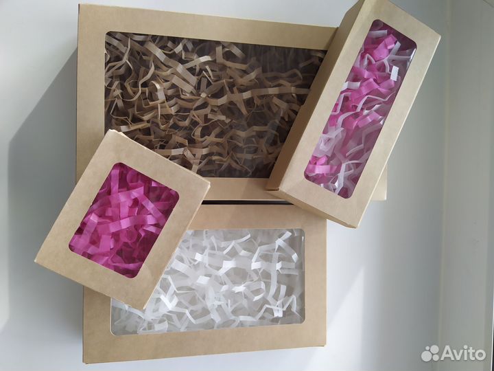 Крафт коробка подарочная