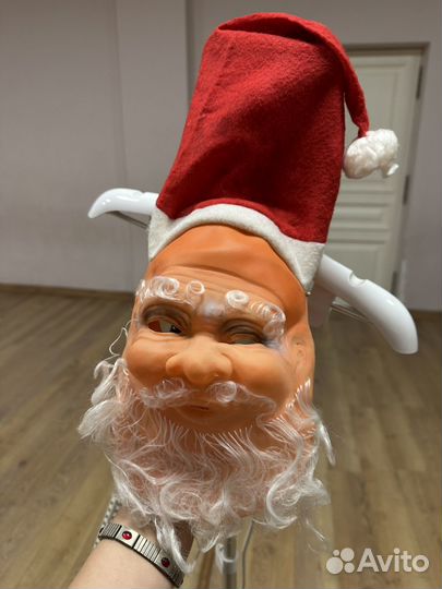 Дед мороз новогодний колпак с маской