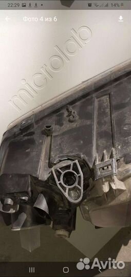 Фара Skoda Fabia-1 (правая с корректором)