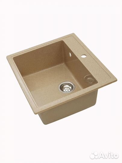 Мойка кухонная круглая (крошка мрамора)