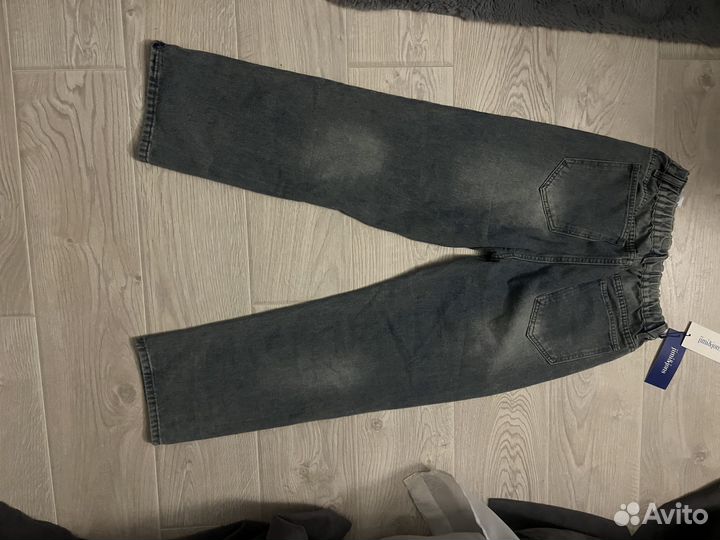 Джинсы женские широкие