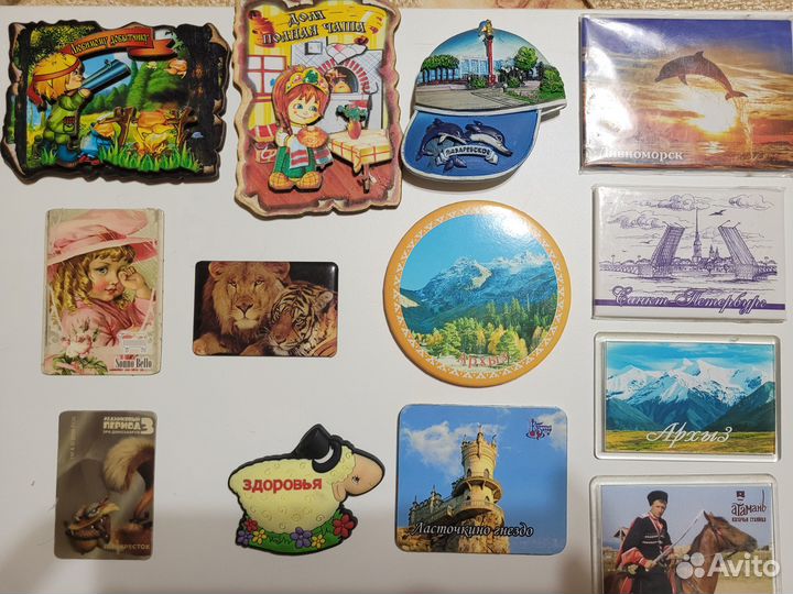 Магниты на холодильник. Набор из 13шт