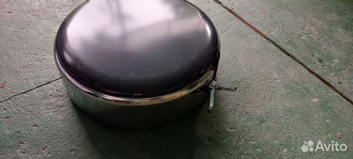 Бокс запасного колеса хромированный нержавейка