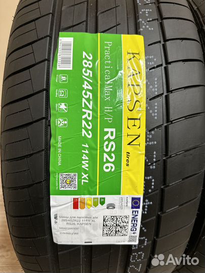 Kapsen RS26 Practical Max HP 285/45 R22 117W