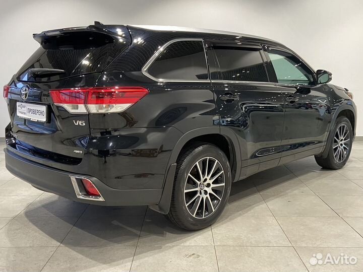 Toyota Highlander 3.5 AT, 2017, 287 880 км