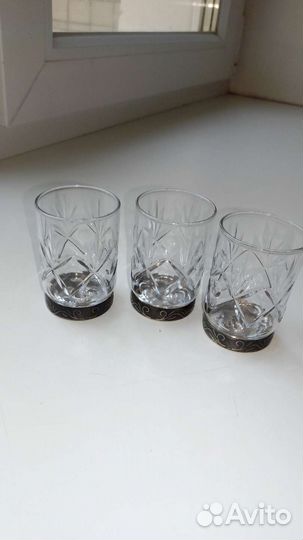 Хрусталь ваза,салатник, рюмки,креманки СССР