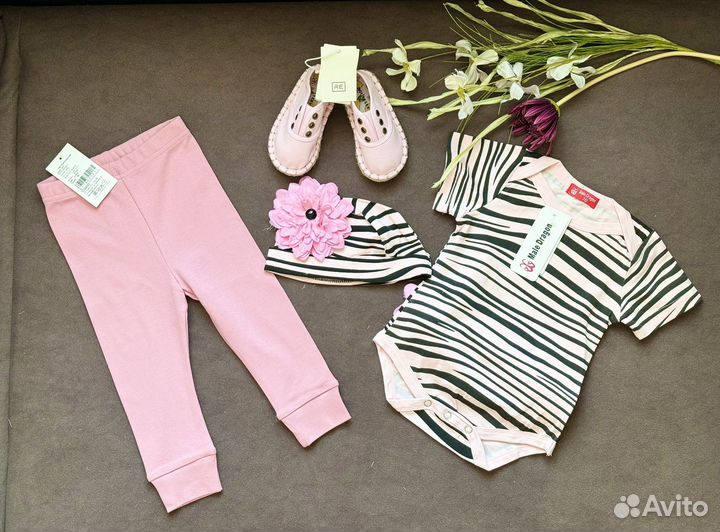 Вещи новые пакетом на девочку 80