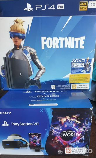 Sony playstation 4 PS4 pro + комплект VR