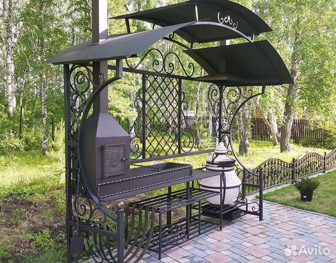 Мангалы, гриль, беседки