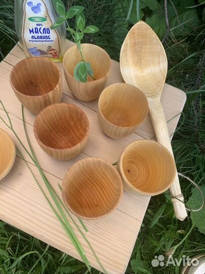 Набор стопок из массива липы