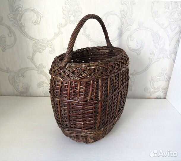 Корзина 10 литров плетеная очень большая