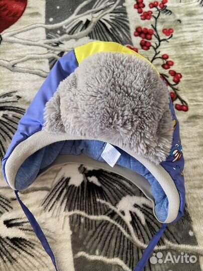 Зимняя Шапка для мальчика 44 46