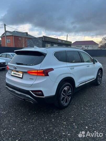 Hyundai Santa Fe 2.2 AT, 2019, 74 500 км