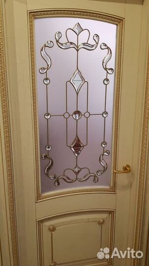 Витражи с фацетами для кухни и дверей