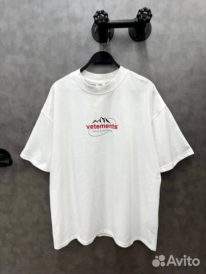 Оверсайз футболка vetements плотная