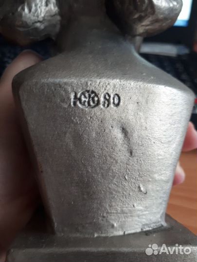 Бюст балерина Галина Уланова СССР 70-е годы