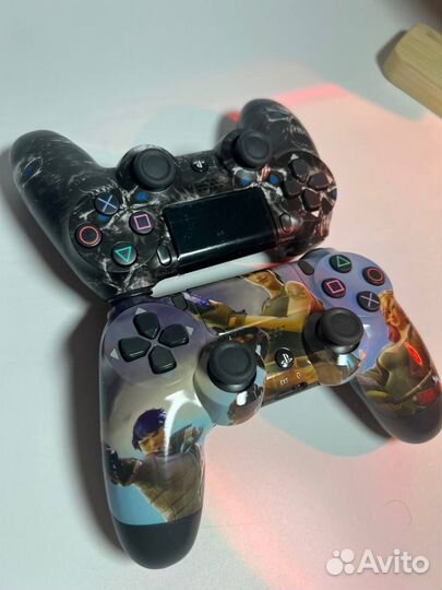 Геймпад на ps4 с принтом