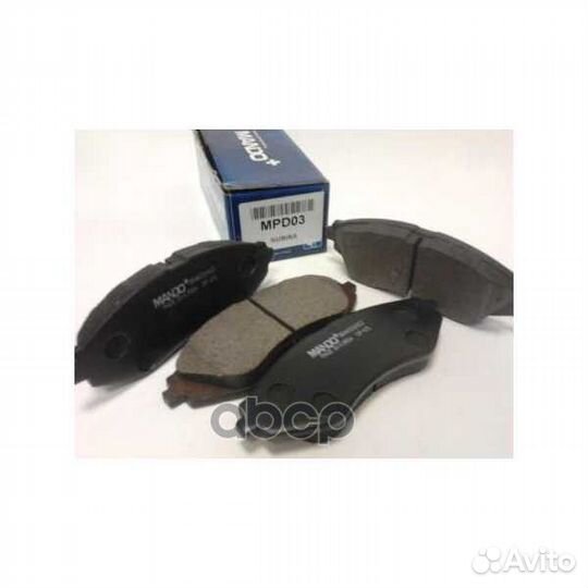 Колодки тормозные дисковые MPD03 Mando
