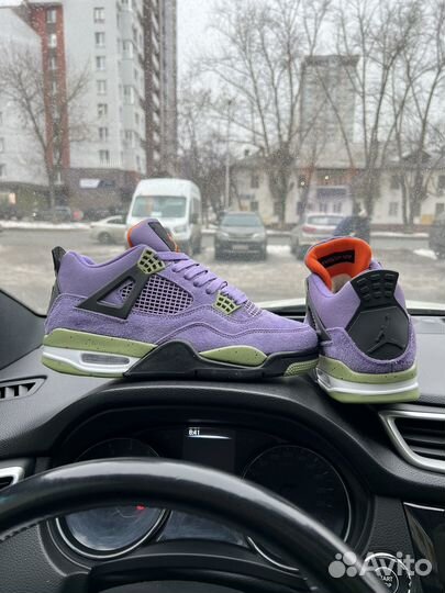 Jordan 4 Canyon Purple р.41-46 зима/шерсть