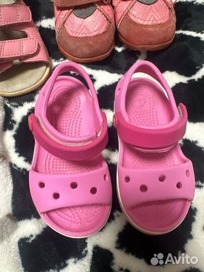 Босоножки сандалии crocs c6 для девочки