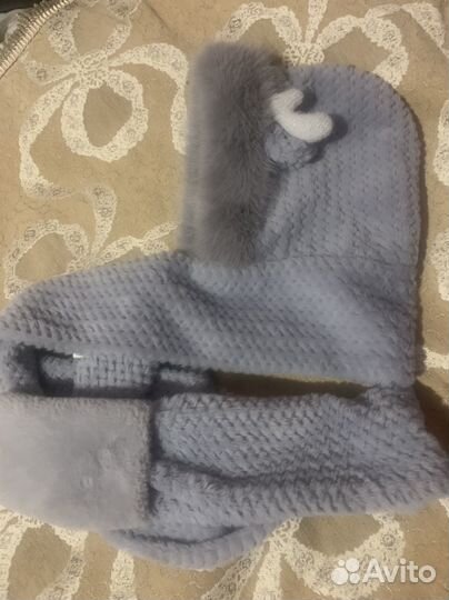 Капор женский с мехом