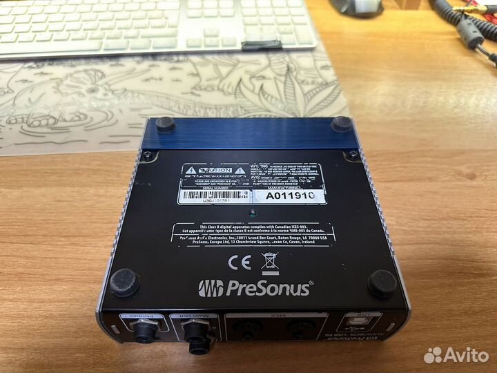 Внешняя звуковая карта PreSonus AudiBox usb96