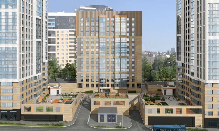 3-к. квартира, 89,5 м², 15/24 эт.