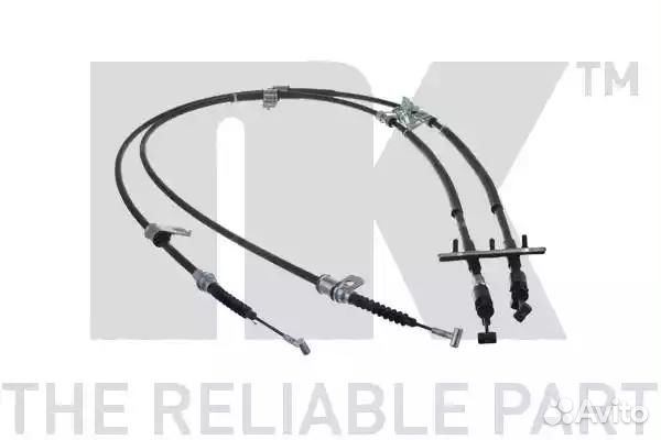 Трос стояночного тормоза mazda 6 02- 1645 / 1432+1