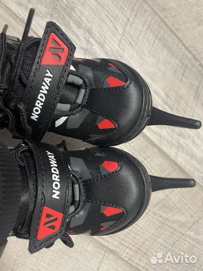 Коньки nordway детские раздвижные 26 31
