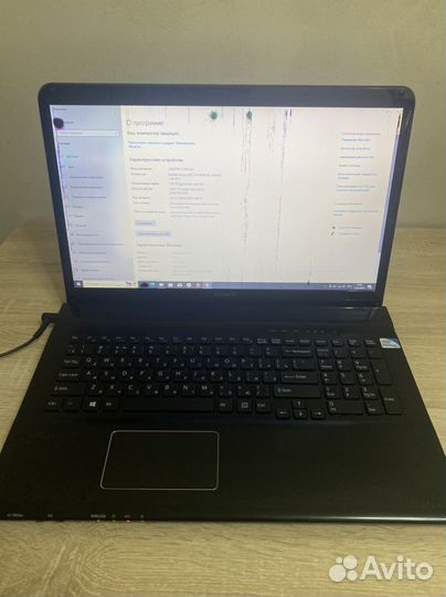 Большой ноутбук sony 17,3