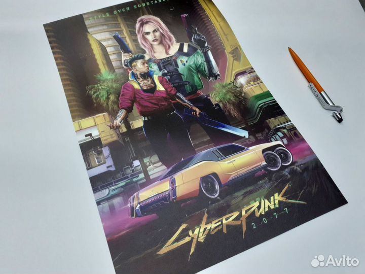 Постеры по игре Cyberpunk 2077