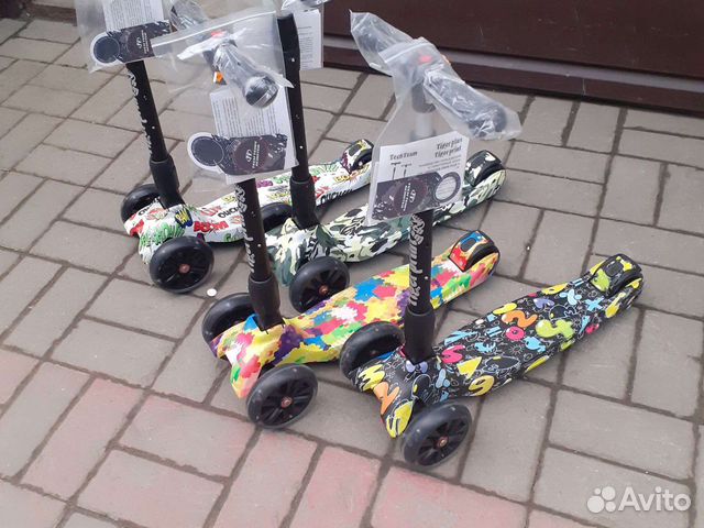 Самокат тт Tiger Print