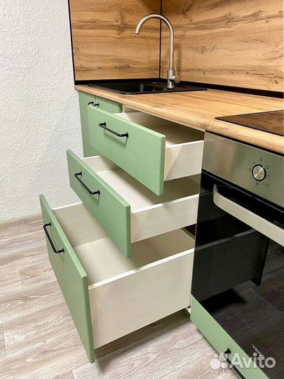 Прямая кухня любой сложности и цвета