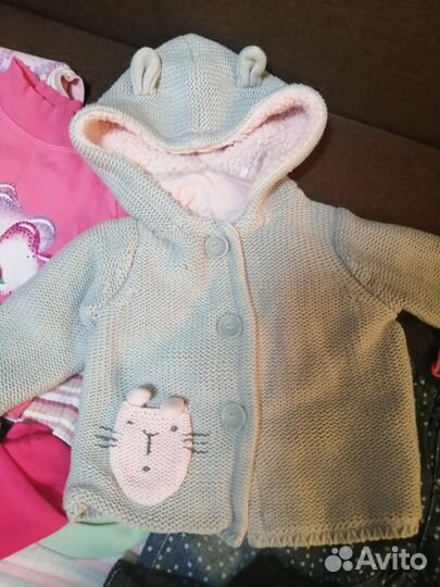 Вещи пакетом на девочку 62 68
