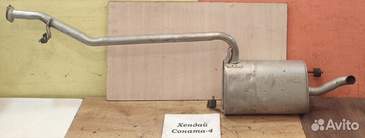 Глушитель задняя часть Hyundai Sonata 4, 1997г