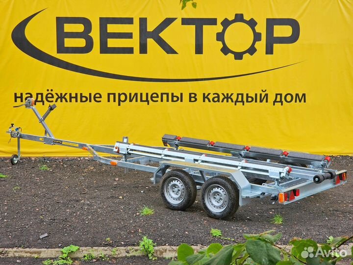 Прицеп для катера лав 14-В (ложемент с роликами)