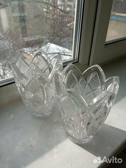 Хрустальная ваза