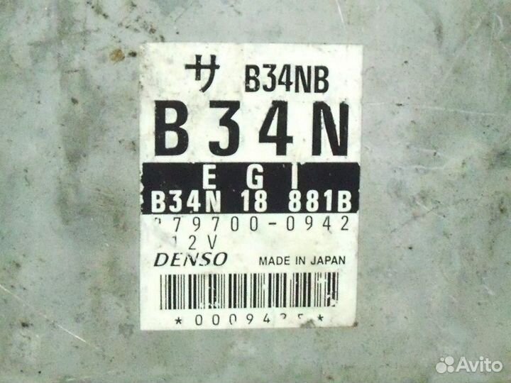 Блок управления mazda demio DW3W B3 B34N18881B кон