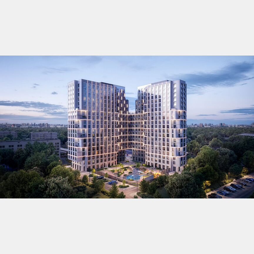 2-к. апартаменты, 37,9 м², 2/20 эт.