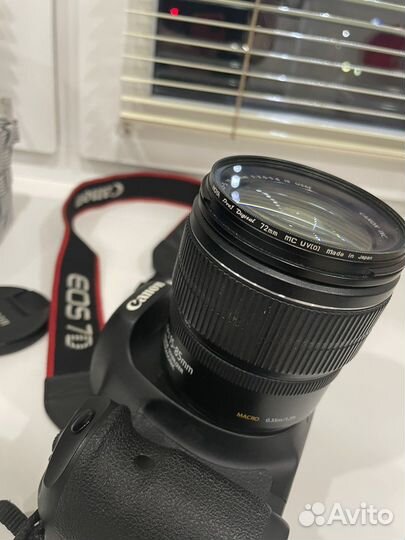 Фотоаппарат Canon 7d + 2 объектива (пробег 10400)
