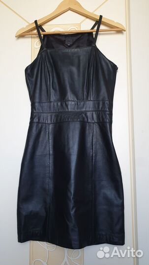 Кожаное платье
