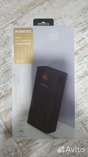 Powerbank (повербанк) 40000 Romoss PEA40