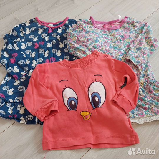 Пакет вещей для девочки 80-86