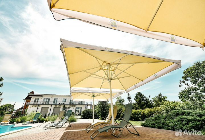 Уличный зонт для кафе 4 х 4