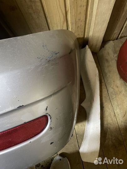 Задний бампер priora 1 хэтчбек снежная королева