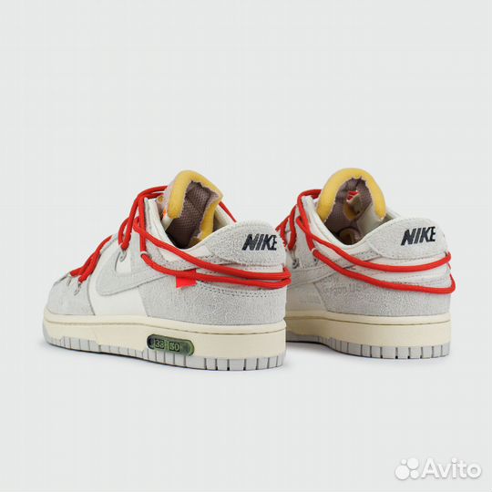 Кроссовки Nike Dunk Low x Off-White Lot 33